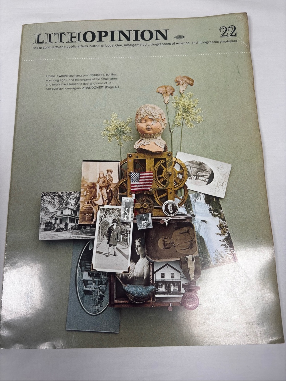 Lithopinion 22 Graphic Arts Journal Local One Amalgamated Lithographers Magazine